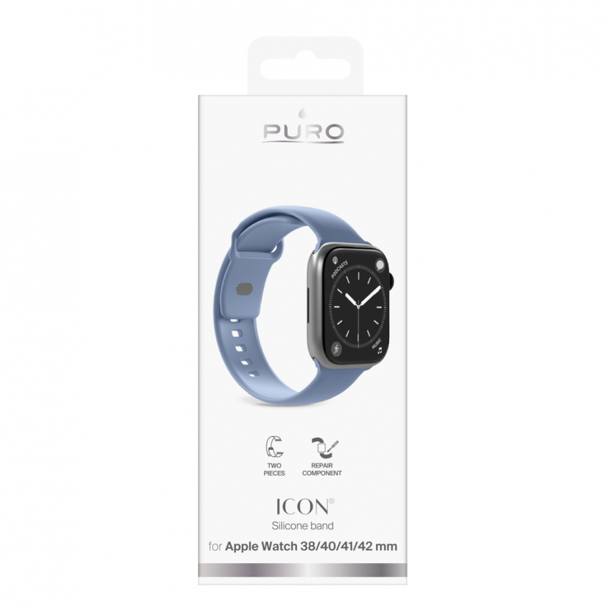 Puro Icon Strap for Apple Watch 38|40|41|42mm - Blue – 4