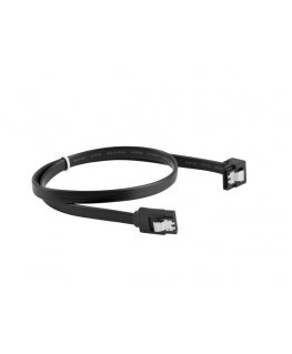 Lanberg CA-SASA-13CU-0050-BK SATA kabelis 0,5 m SATA 7-pin Melns