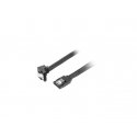 Lanberg CA-SASA-13CU-0050-BK SATA kabelis 0,5 m SATA 7-pin Melns Lanberg CA-SASA-13CU-0050-BK SATA kabelis 0,5 m SATA 7-pin Melns