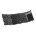 Inateck KB06101_STEEL GRAY klaviatuur Kodu RF juhtmeta ühendus + Bluetooth QWERTZ Inglise Must Inateck KB06101_STEEL GRAY klaviatuur Kodu RF juhtmeta ühendus + Bluetooth QWERTZ Inglise Must