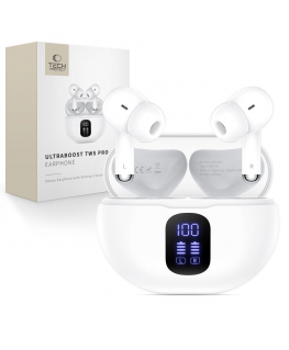 Tech-Protect UltraBoost TWS Pro G2 Headphones - White