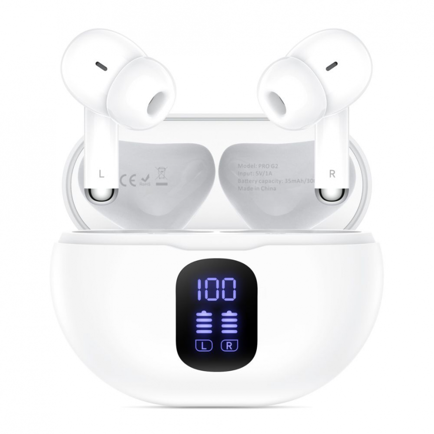 Tech-Protect UltraBoost TWS Pro G2 Headphones - White – 2