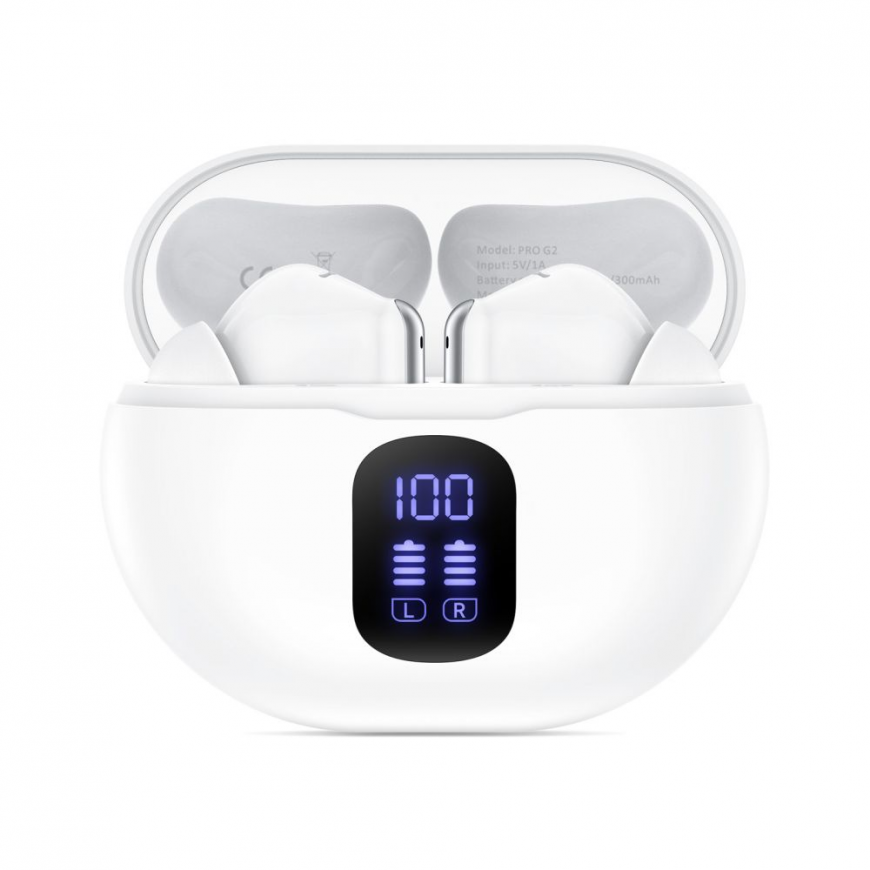 Tech-Protect UltraBoost TWS Pro G2 Headphones - White – 3