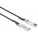 Intellinet 508438 InfiniBand- ja kuituoptiikkakaapeli 3 m SFP+ musta, Hopea