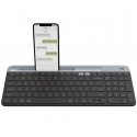 Logitech 920-009274 tastatūra Universāls RF bezvadu sakari + Bluetooth QWERTY Ziemeļvalstu Grafīts Logitech 920-009274 tastatūra Universāls RF bezvadu sakari + Bluetooth QWERTY Ziemeļvalstu Grafīts