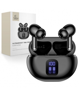 Tech-Protect UltraBoost TWS Pro G2 Headphones - Black
