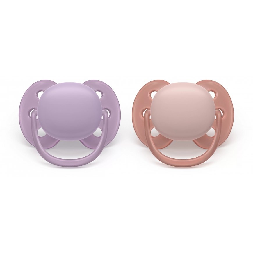 Philips AVENT SCF091/43 lutt Ülipehme lutt Ortodontiline Silikoon Lilla, Punane