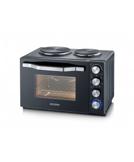Severin TO 2074 skrudinimo krosnelė 30 L 2500 W Juoda Grilius