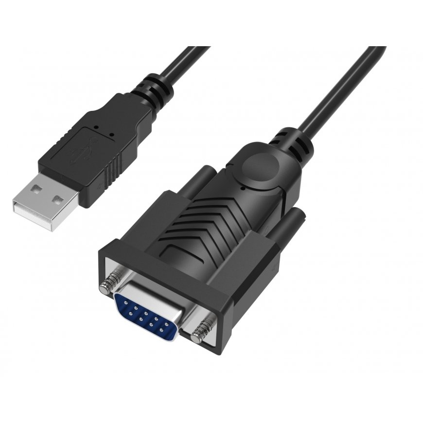 Fuj:tech USB-A - RS232 adapterkaabel, 1,8 m