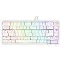 Savio ASTRAL WHITE JADE klaviatuur Mängimine USB QWERTY US rahvusvaheline Valge