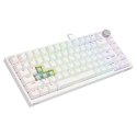 Savio ASTRAL WHITE JADE klaviatuur Mängimine USB QWERTY US rahvusvaheline Valge