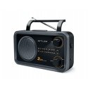 Muse M-06DS радиоприемник Портативный Аналоговый Черный, Серый