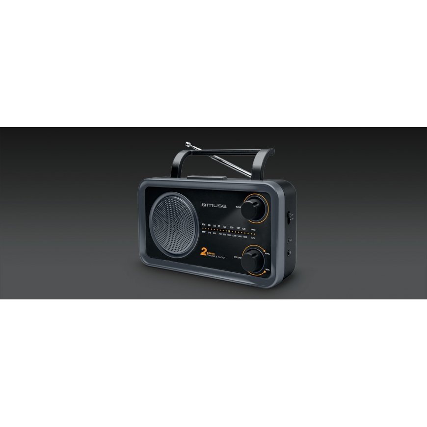 Muse M-06DS raadio Kaasaskantav Analoog Must, Hall – 2