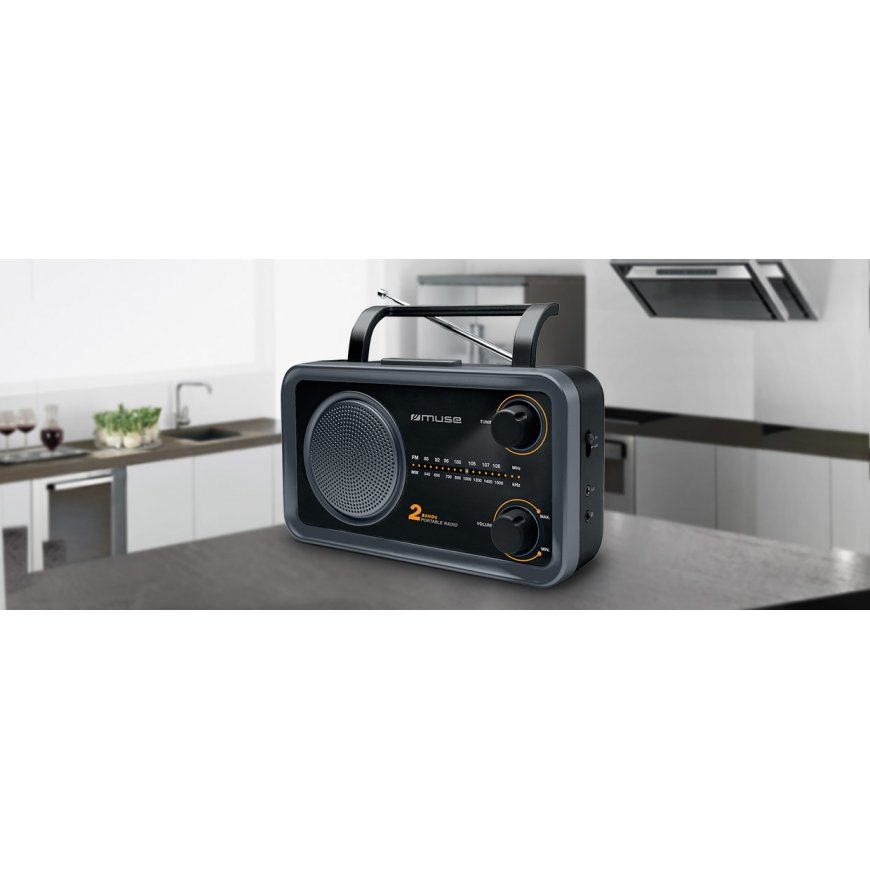 Muse M-06DS radio Kannettava Analoginen musta, Harmaa – 3
