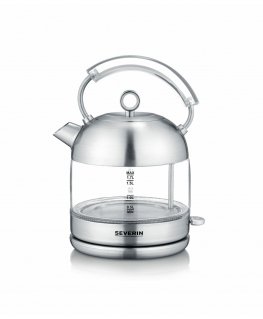 Severin WK 3459 electric kettle 1.7 L 2400 W Stainless steel
