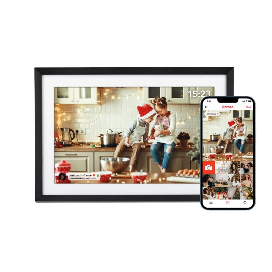 Rollei Smart Frame WiFi 107 Digital Photo Frame, Black
