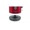 Bosch TWK4P434 vedenkeitin 1,7 L 2400 W musta, Punainen Bosch TWK4P434 vedenkeitin 1,7 L 2400 W musta, Punainen