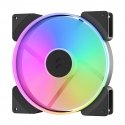 Fractal Design Prisma AL-18 PWM Корпус компьютера Вентилятор 18 cm Черный, Белый 1 шт