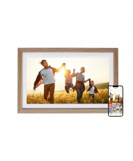 Rollei 152 digital photo frame Wood 39.6 cm (15.6") Touchscreen Wi-Fi