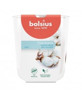 Bolsius True Scents Scented Candle 80x73mm Fresh Cotton