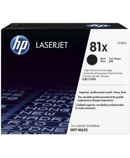 HP CONTRACT Kasetė Nr. 81X HP81X HP 81X Juoda Schwarz (CF281XC)