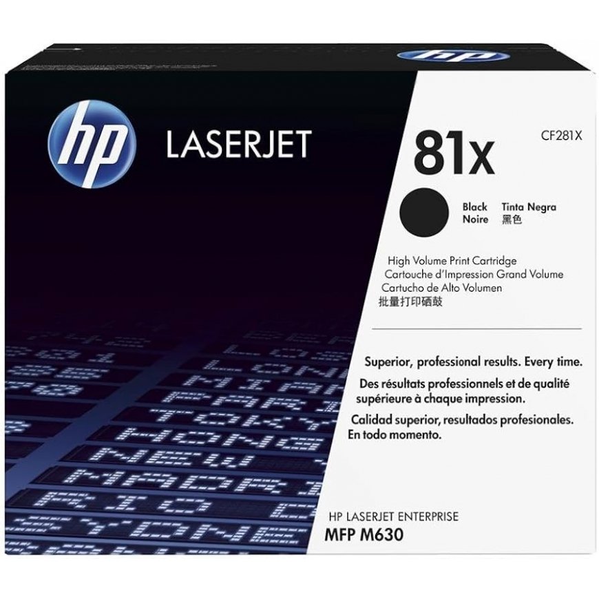 HP CONTRACT Kasetė Nr. 81X HP81X HP 81X Juoda Schwarz (CF281XC)