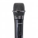 Lenco MCW-011BK mikrofonas Juoda Scenos / pasirodymų mikrofonas