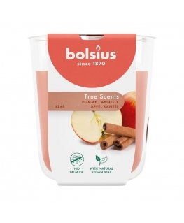 Bolsius True Scents Aromātiskā Svece 80x73mm Apple Cinnamon