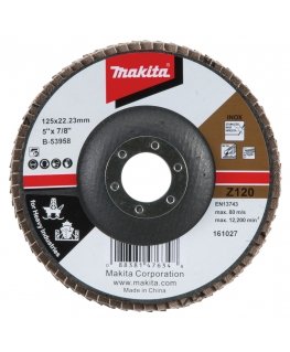 Makita lapeliniai diskid 125MM K120 metallile, RST HEAVY DUTY B-53958