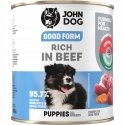 John Dog GOOD FORM PUPPY BEEF FOOD 800g