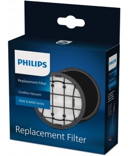 Philips Cordless VC 7000 & 8000 Series XV1681/01 Filtro pakeitimas