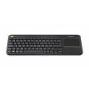 Logitech 920-007127 tastatūra Mājas RF Bezvadu QWERTZ Vācu Melns Logitech 920-007127 tastatūra Mājas RF Bezvadu QWERTZ Vācu Melns