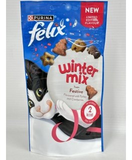 PURINA Felix Winter Mix Turkey&Cranberries - cat treats - 200g