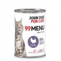 John Dog for Cats 99 MENU INDYK KARMA 400g John Dog for Cats 99 MENU INDYK KARMA 400g