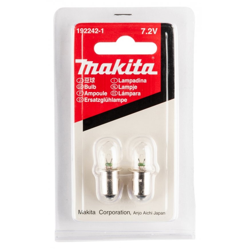 Makita Lamppu 7,2V (2 kpl) ML702 192242-1