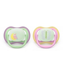 Philips AVENT SCF376/29 kūdikio žindukas Naktinis čiulptukas Ortodontinis Silikonas Multi spalvos