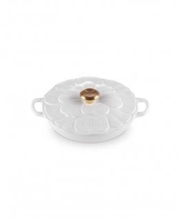 Le Creuset Gourmet-Profitopf Цветок 26 см белый