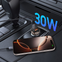 Tech-Protect CC01 30W 2-Port USB-A | USB-C Car Charger - Black Tech-Protect CC01 30W 2-Port USB-A | USB-C Car Charger - Black