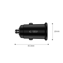 Tech-Protect CC02 35W Car Charger 2-Port USB-C | USB-A - Black Tech-Protect CC02 35W Car Charger 2-Port USB-C | USB-A - Black