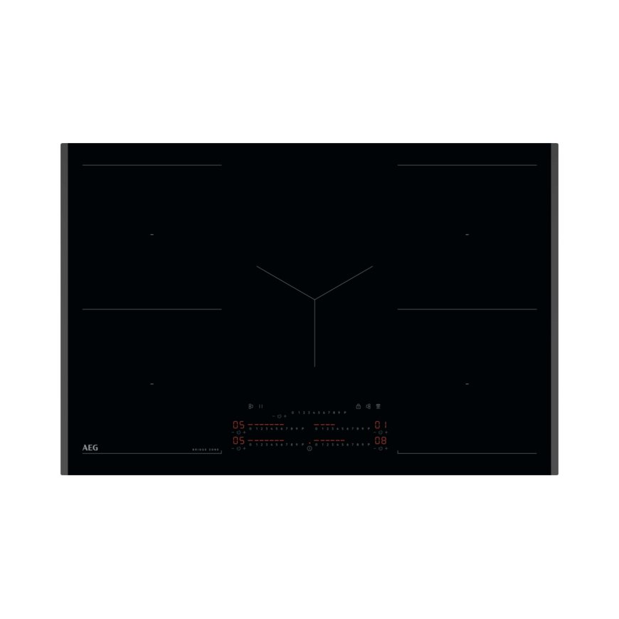 AEG TK85IM00FB Black Built-in 78 cm Zone induction hob 5 zone(s)