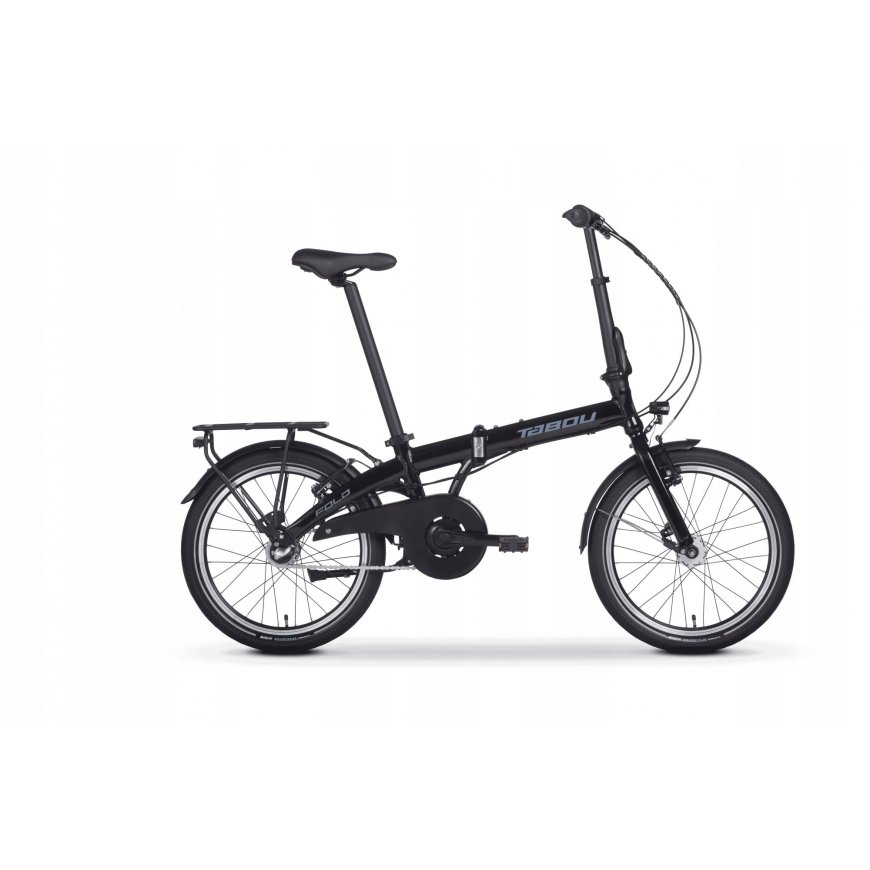 Tabou Fold Urban velosipēds melnā-sudraba krāsā – 2