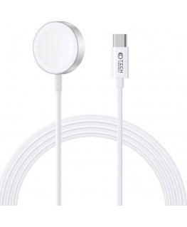 Tech Protect Magnetinis indukcinis įkroviklis Apple Watch USB-C 1.2m - baltas