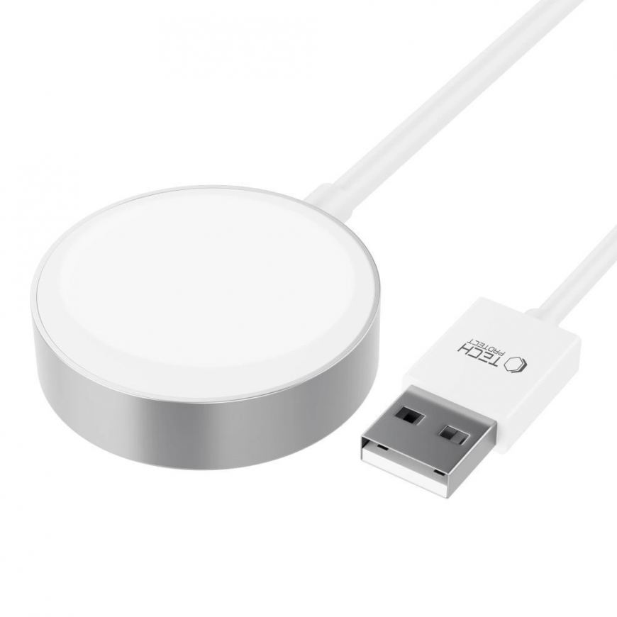 Tech Protect Magnetiline induktsioonne laadija Apple Watch USB-C 1.2m - valge – 2