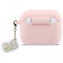 Guess силиконовый чехол 4G «Charm» для «AirPods Pro 3», розовый Guess силиконовый чехол 4G «Charm» для «AirPods Pro 3», розовый