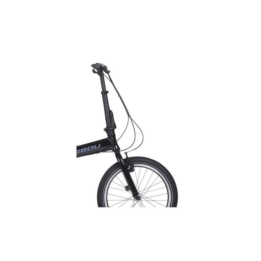 Dviratis Tabou Fold Sport juodas-sidabrinis – 2
