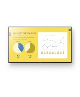 Sony FW-50EZ20L Signage Display Digital signage flat panel 127 cm (50") LED Wi-Fi 350 cd/m² 4K Ultra HD Black Android 16/7