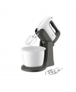 Tefal Prep'Mix+ HT4641 Stand mixer 500 W Grey, White