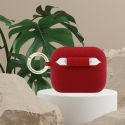 Guess silicone glitter ring case for AirPods Pro 3, fuchsia color.