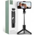 Tech-Protect L02S Bluetooth selfie-tikku, jossa on jalusta, enintään 72 cm – musta Tech-Protect L02S Bluetooth selfie-tikku, jossa on jalusta, enintään 72 cm – musta