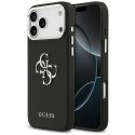 Dēklis Guess Grained Big 4G Classic Logo Apple iPhone 17 Pro Max melnā krāsā Dēklis Guess Grained Big 4G Classic Logo Apple iPhone 17 Pro Max melnā krāsā